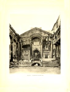 Tafel 011 Spalato - Kaiserpalast Vestibulum Fassade - Heliografie Kowalczyk 1909
