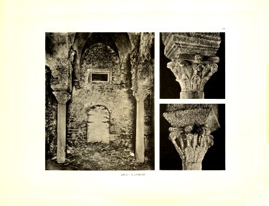 Tafel 075 Zara - Inneres der ehemaligen San Lorenz-Kirche VIII Jhdt. - Heliografie Kowalczyk 1909