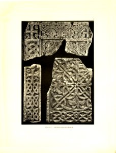 Tafel 061 Spalato - frühmittelalterliche Fundstücke. (arch. Museum) - Heliografie Kowalczyk 1909