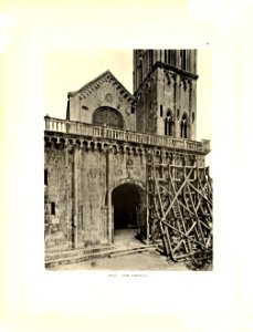 Tafel 098 Trau - Trogir - Dom, Vorhalle - Heliografie Kowalczyk 1909