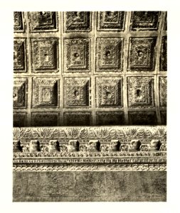 Tafel 047b Spalato - Jupitertempel Detail der Kassettendecke - Kowalczyk 1909