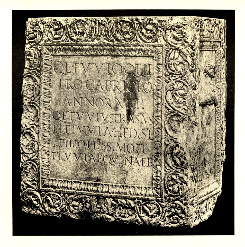 Tafel 055b Salona - Fundstücke Grabdenkmäler - Heliografie Kowalczyk 1909