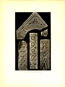 Tafel 060 Spalato - frühmittelalterliche Fundstücke. (arch. Museum) - Heliografie Kowalczyk 1909