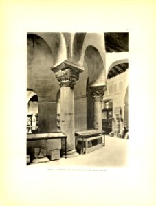 Tafel 066 Zara - S. Donato Säulenstellung in der oberen Kirche - Heliografie Kowalczyk 1909