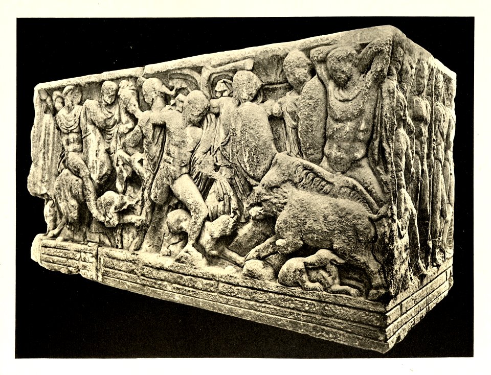Tafel 056a Salona - Fundstücke Sarkophage - Heliografie Kowalczyk 1909