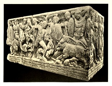 Tafel 056a Salona - Fundstücke Sarkophage - Heliografie Kowalczyk 1909