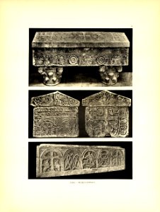 Tafel 069 Zara - Museo S. Donato Steinplatten und Sarkophage - Heliografie Kowalczyk 1909