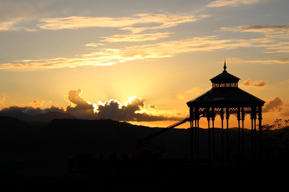 Landscape silhouette sky photo