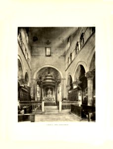 Tafel 112 Korcula - Curcola - Dom, Innenansicht - Heliografie Kowalczyk 1909