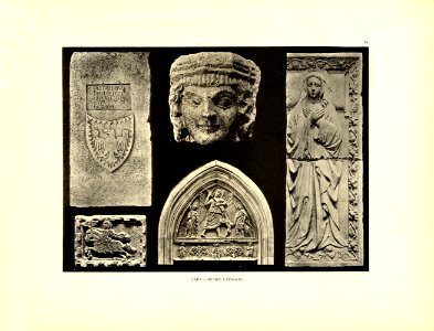 Tafel 074 Zara - Museo San Donato verschiedene Fundstücke - Heliografie Kowalczyk 1909