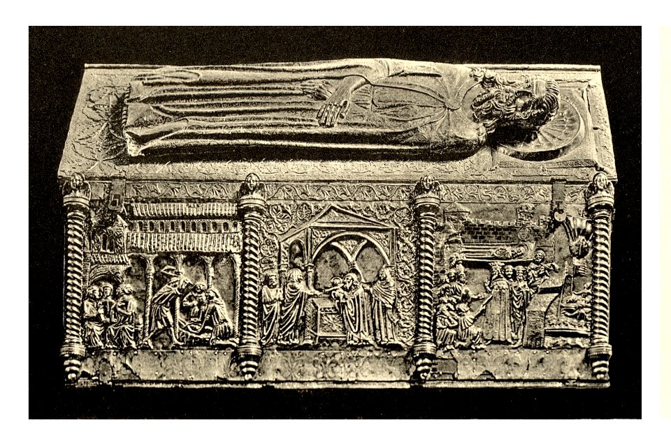 Tafel 082d Zara - Dom Reliquiar, Francesco Milano 1380 Hl. Simeon - Heliografie Kowalczyk 1909
