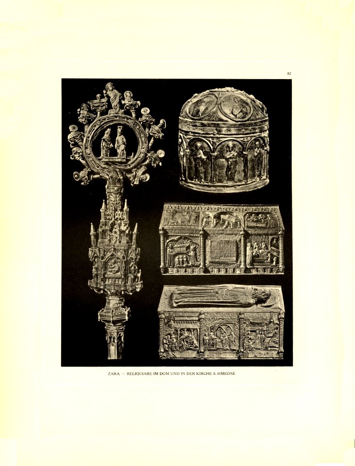Tafel 082 Zara - Dom Reliquiare - Heliografie Kowalczyk 1909
