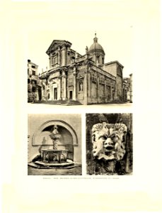 Tafel 127 Ragusa-Dubrovnik - Dom, Brunnen bei der Hauptwache, Wasserspeier an der S. Biagio Kirche - Heliografie Kowalczyk 1909