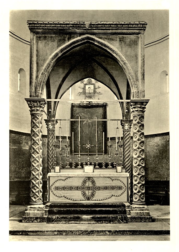 Tafel 080b Zara - Dom Ziborienaltar - Heliografie Kowalczyk 1909
