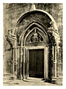 Tafel 113b Korcula - Curcola - Domportal - Heliografie Kowalczyk 1909