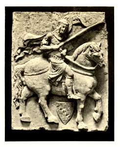 Tafel 085b Zara - Museo San Donato, Relief, San Grisogono darstellend - Heliografie Kowalczyk 1909