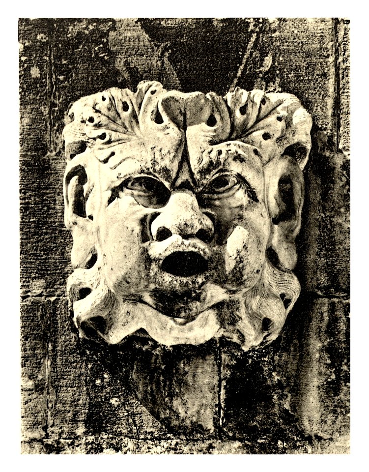 Tafel 127c Ragusa-Dubrovnik - Wasserspeier an der S. Biagio Kirche - Heliografie Kowalczyk 1909