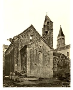 Tafel 109b Traú - Trogir - Kirche von San Giovanni Battista - Heliografie Kowalczyk 1909