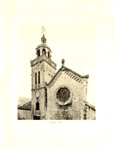 Tafel 111 Korcula - Curcola - Dom, Detailansicht - Heliografie Kowalczyk 1909