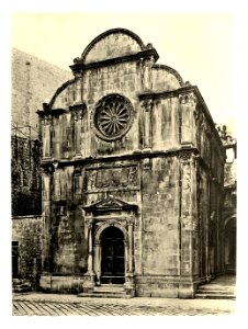 Tafel 128a Ragusa-Dubrovnik - San Salvatore - Heliografie Kowalczyk 1909 photo