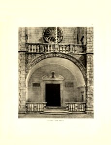 Tafel 129 Kotor - Cattaro - Domportal - Heliografie Kowalczyk 1909