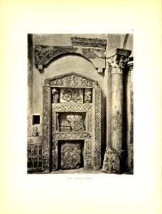 Tafel 70 Zara - Museo S. Donato Portal der ehemaligen San Lorenzo Kirche - Heliografie Kowalczyk 1909
