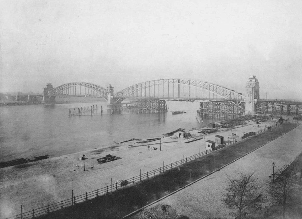 Tafel 23 – Stand des Brückenbaues Ende August 1898