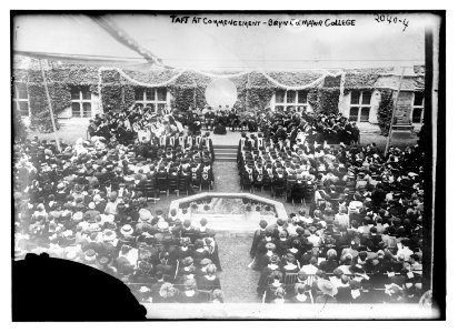Taft at Commencement - Bryn Mawr College LCCN2014688256