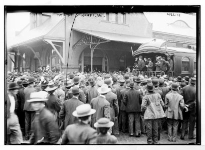 Taft at St. Joseph, Mo. LCCN2014682274