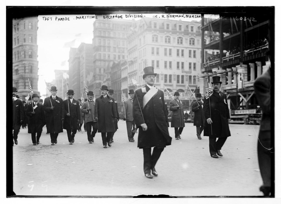 Taft parade, Maritime Exchange Division, C.R. Norman, Marshal, (New York) LCCN2014682891