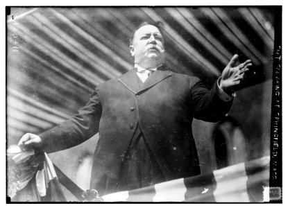 Taft speaking at Springfield, Mass. LCCN2014691303