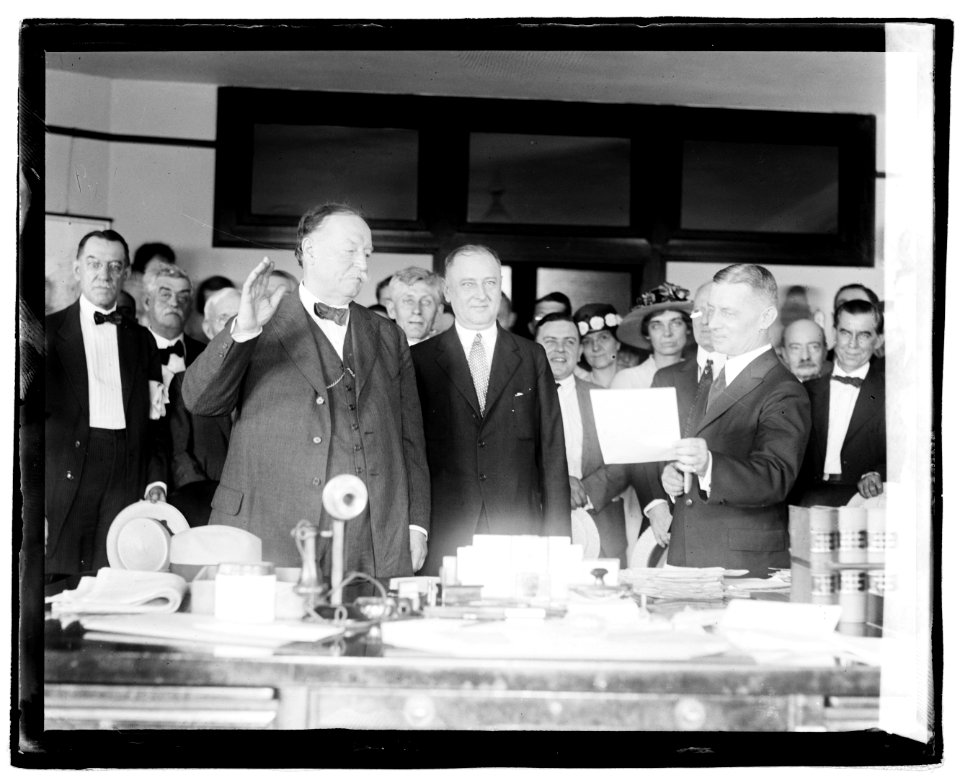 Taft swearing in LOC npcc.04531