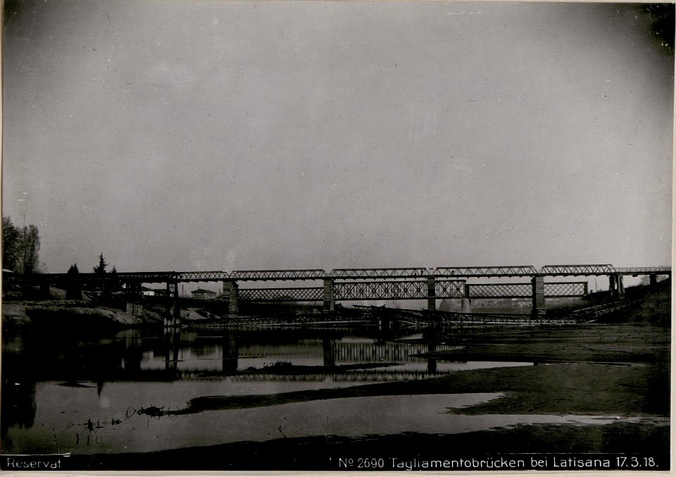 Tagliamentobrücke bei Latisana. (BildID 15735110)