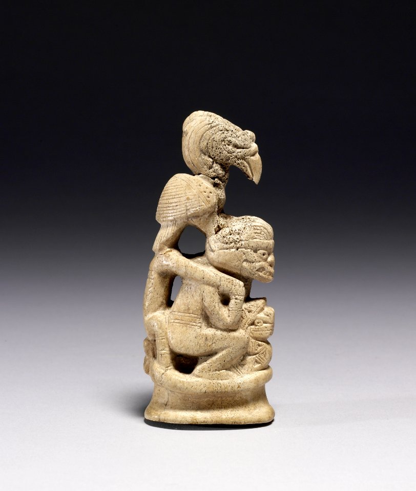 Tairona - Bone Carving of a Shaman-Vulture - Walters 2006151 - Right Side