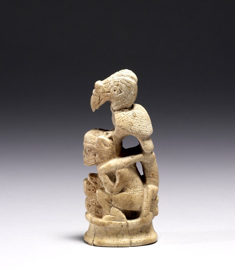 Tairona - Bone Carving of a Shaman-Vulture - Walters 2006151 - Left Side