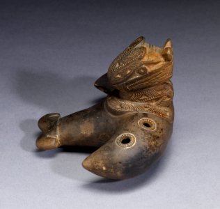 Tairona - Zoomorphic Effigy Whistle - Walters 482851 - Right Side