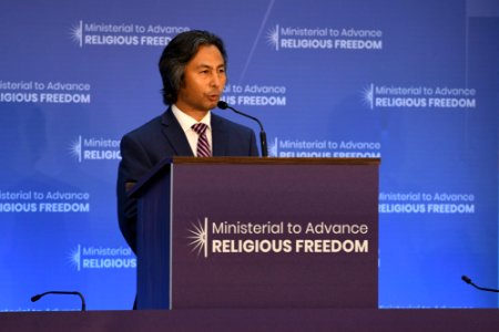 Tahir Hamut Delivers Remarks at the Ministerial to Advance Religious Freedom