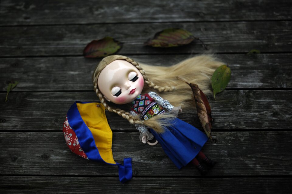 Retro ornament art doll