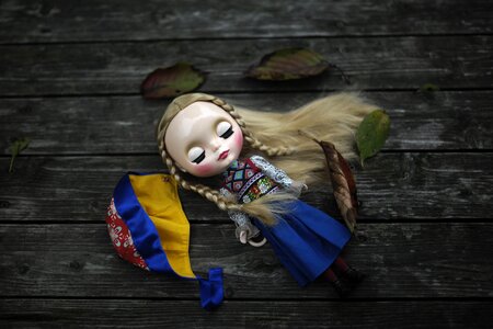 Retro ornament art doll