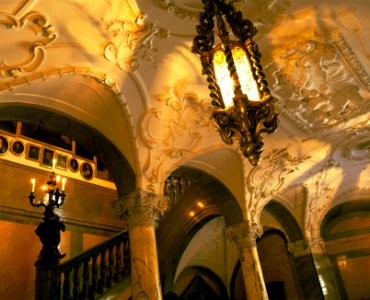 Taket i nedre vestibulen, entrén - Hallwylska museet - 56554