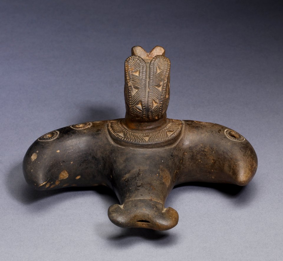 Tairona - Zoomorphic Effigy Whistle - Walters 482851 - Back
