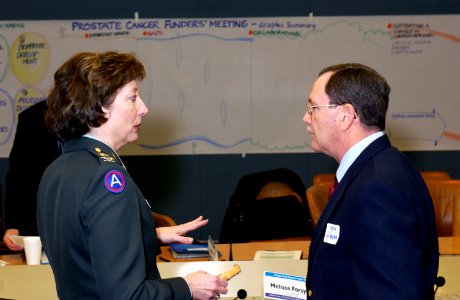 Taking a break at funding meeting (4)