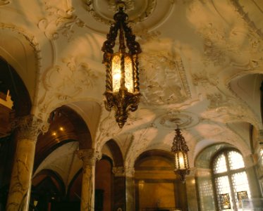 Taket i nedre vestibulen, entrén - Hallwylska museet - 65115