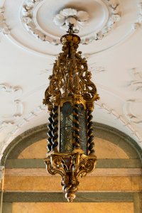 Taklyktor i nedre vestibulen, ett par. Barock - Hallwylska museet - 106969 photo