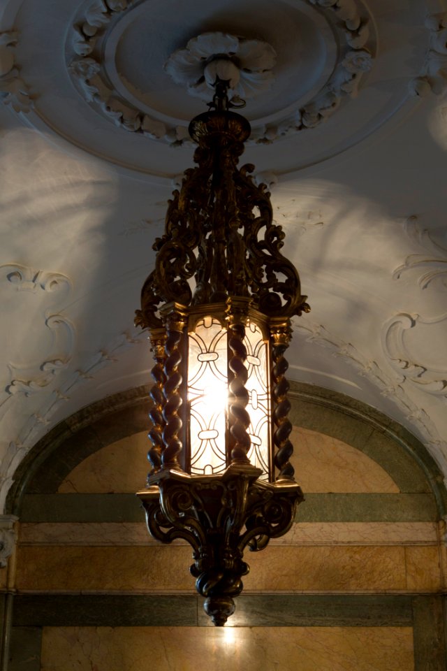 Taklyktor i nedre vestibulen, ett par. Barock - Hallwylska museet - 106970
