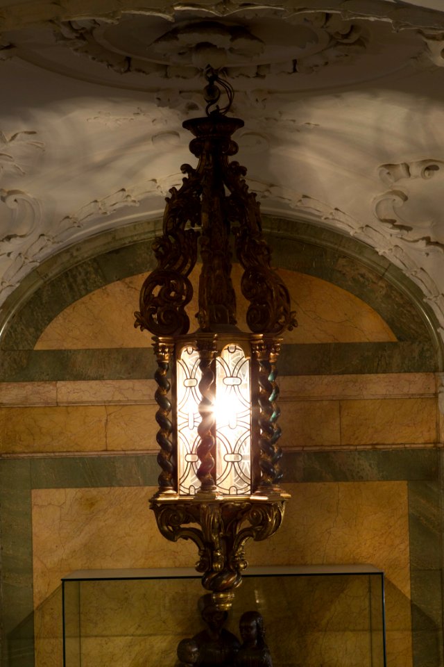 Taklyktor i nedre vestibulen. Barock - Hallwylska museet - 106967
