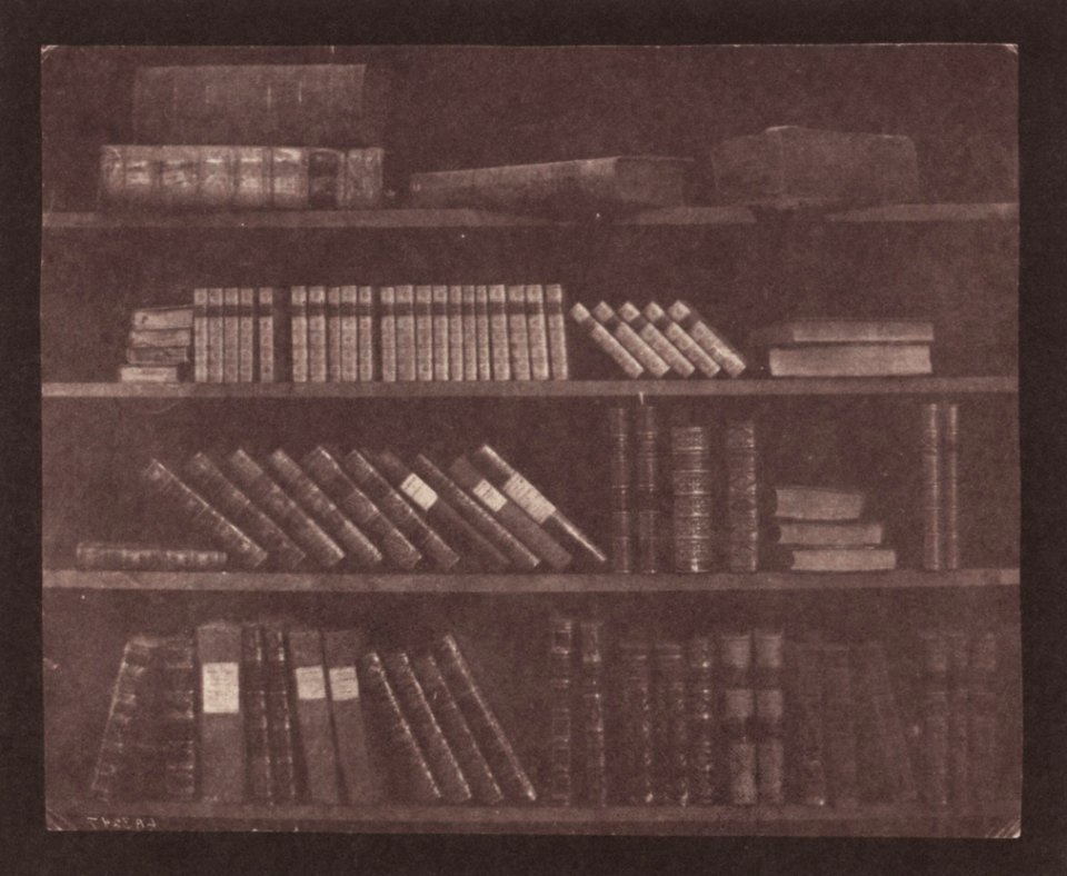Talbot, William Henry Fox - Bücherregal (Zeno Fotografie)