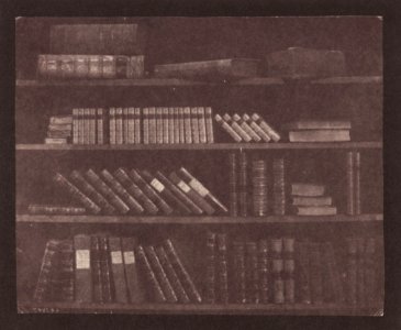 Talbot, William Henry Fox - Bücherregal (Zeno Fotografie)