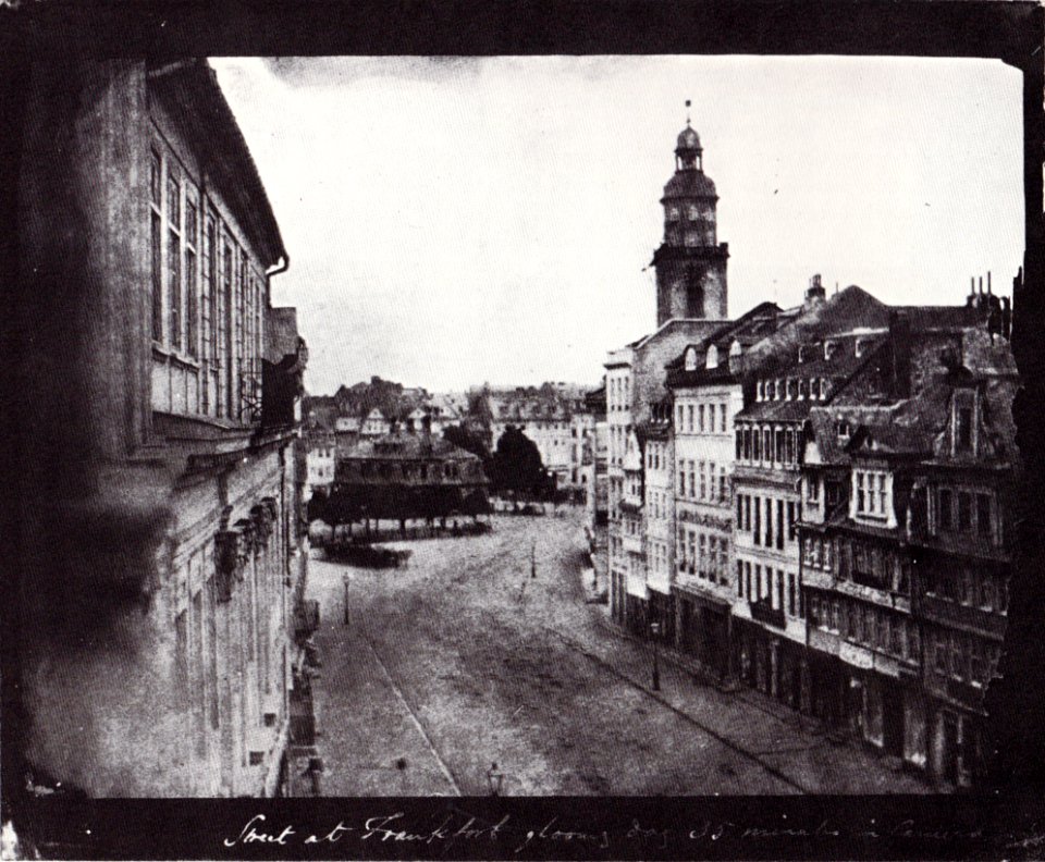 Talbot Blick von der Zeil auf die Hauptwache 1846