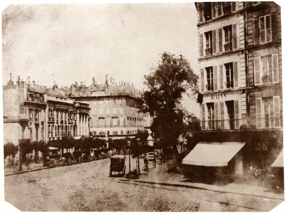 Talbot, William Henry Fox - Blick auf die Boulevards von Paris (Zeno Fotografie)